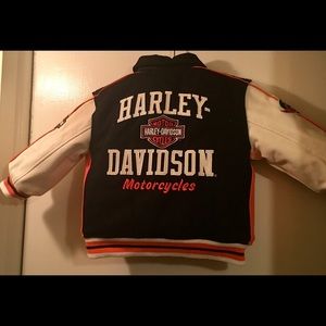 Kids Harley Davison winter coat reversible